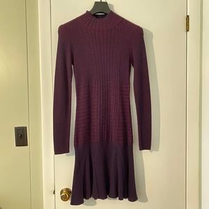 EUC Lacoste Zig Zag Stitch Sweater Dress 6 $250